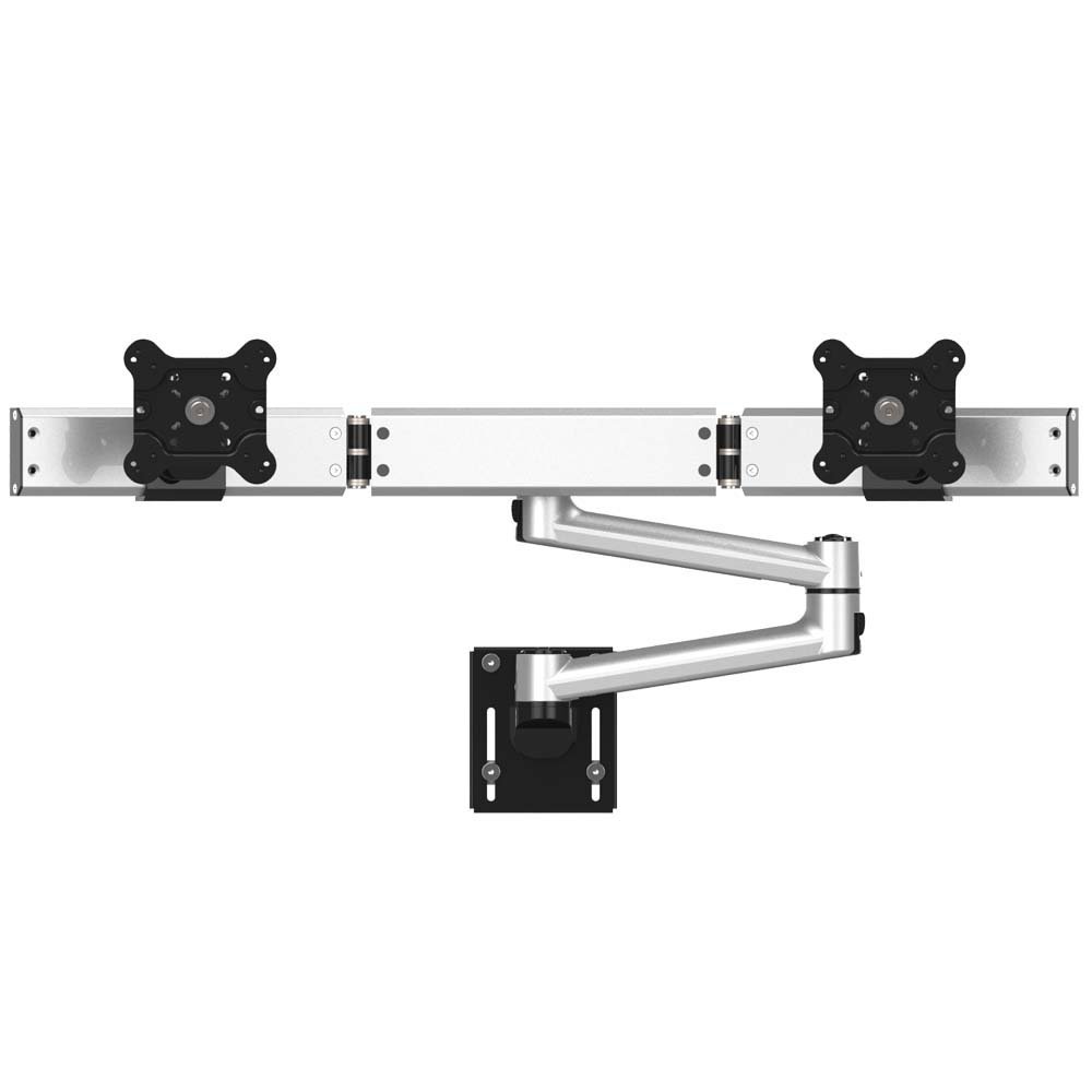 Dual VESA Mount for Slatwall Quick Release w/ Dual Arm - BL-S297