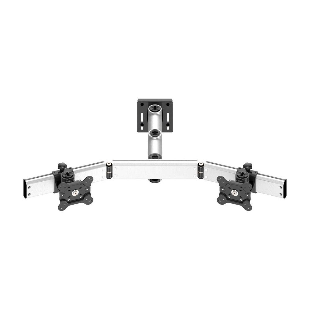Dual VESA Mount for Slatwall Quick Release w/ Dual Arm - BL-S297