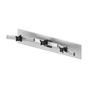 Triple VESA Mount for Slatwall Quick Release w/ Low Profile