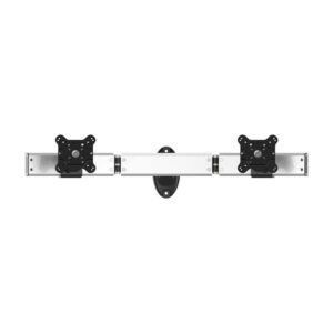 Dual VESA Wall Mount Side by Side Oval or Straight w/ Quick Release