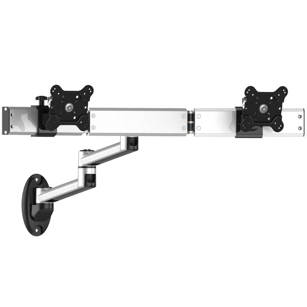 Dual VESA Wall Mount Oval or Straight w/ Quick Release Dual Arm - BL-W210