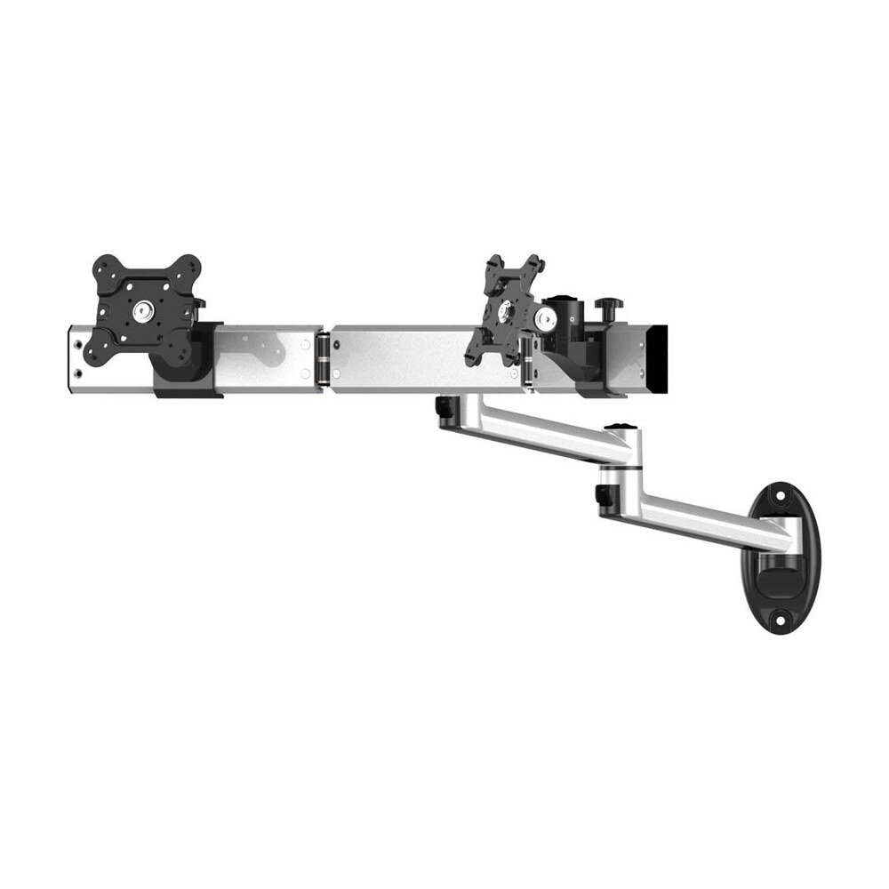 Dual VESA Wall Mount Oval or Straight w/ Quick Release Dual Arm - BL-W210