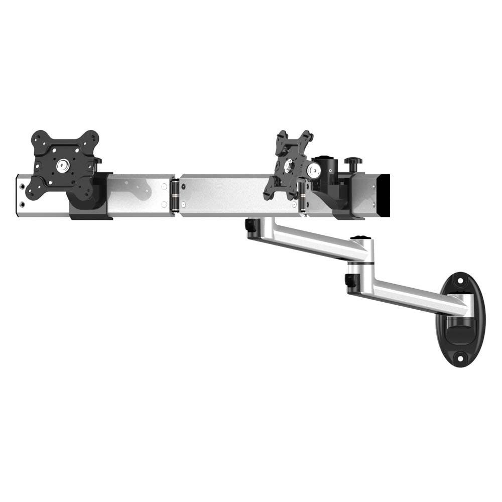 Dual VESA Wall Mount Oval or Straight w/ Quick Release Dual Arm - BL-W210