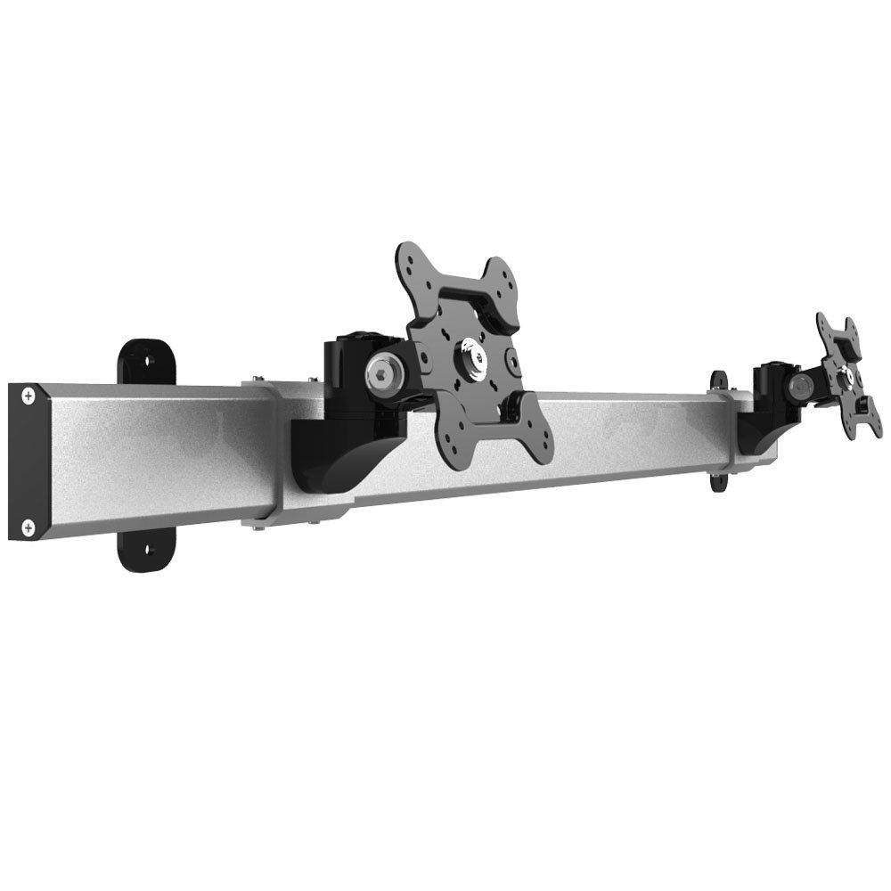 Dual VESA Wall Mount Low Profile Quick Release w/ Two Orientations - BL-W221