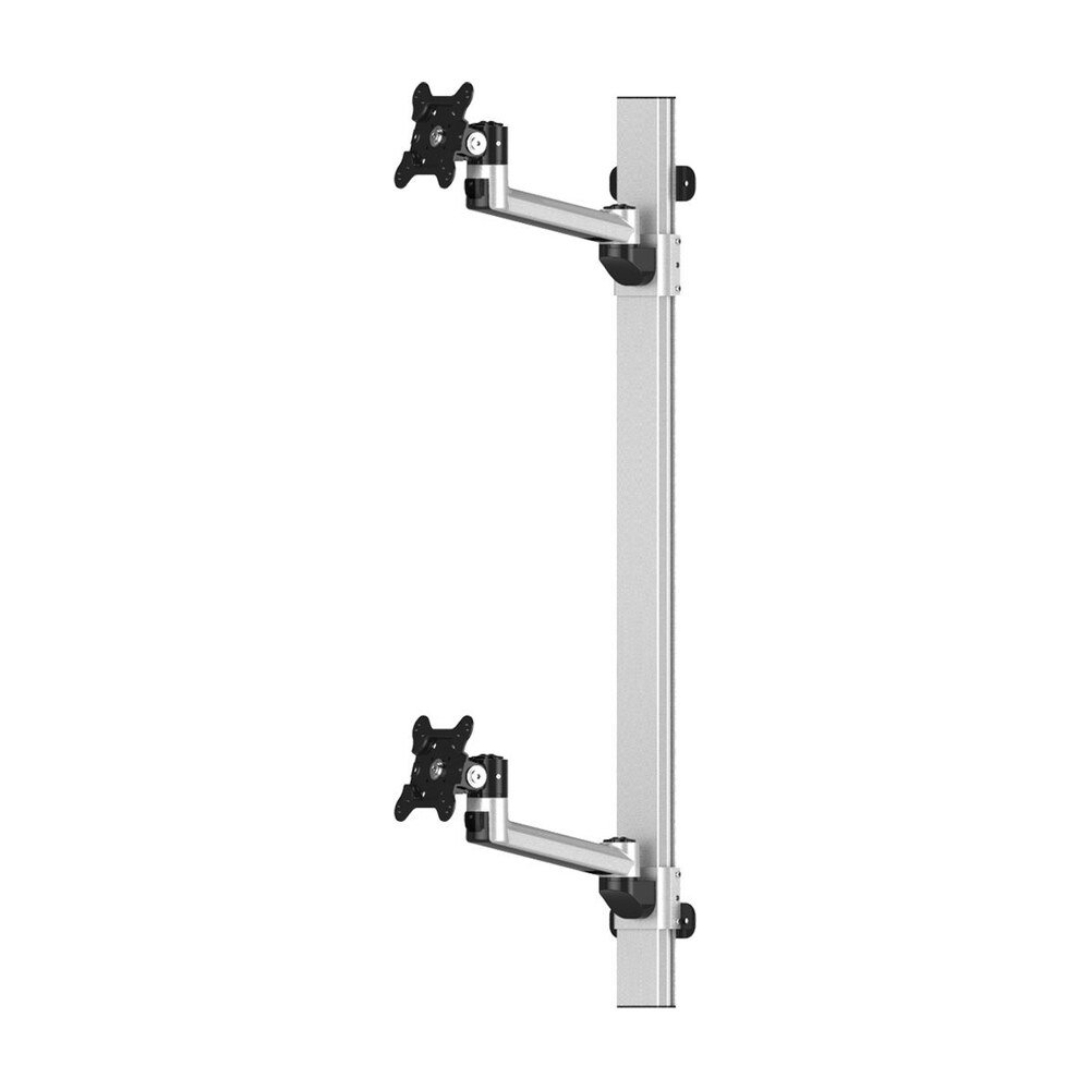 Dual VESA Wall Mount Quick Release Two Orientations w/ Single Arms - BL-W222