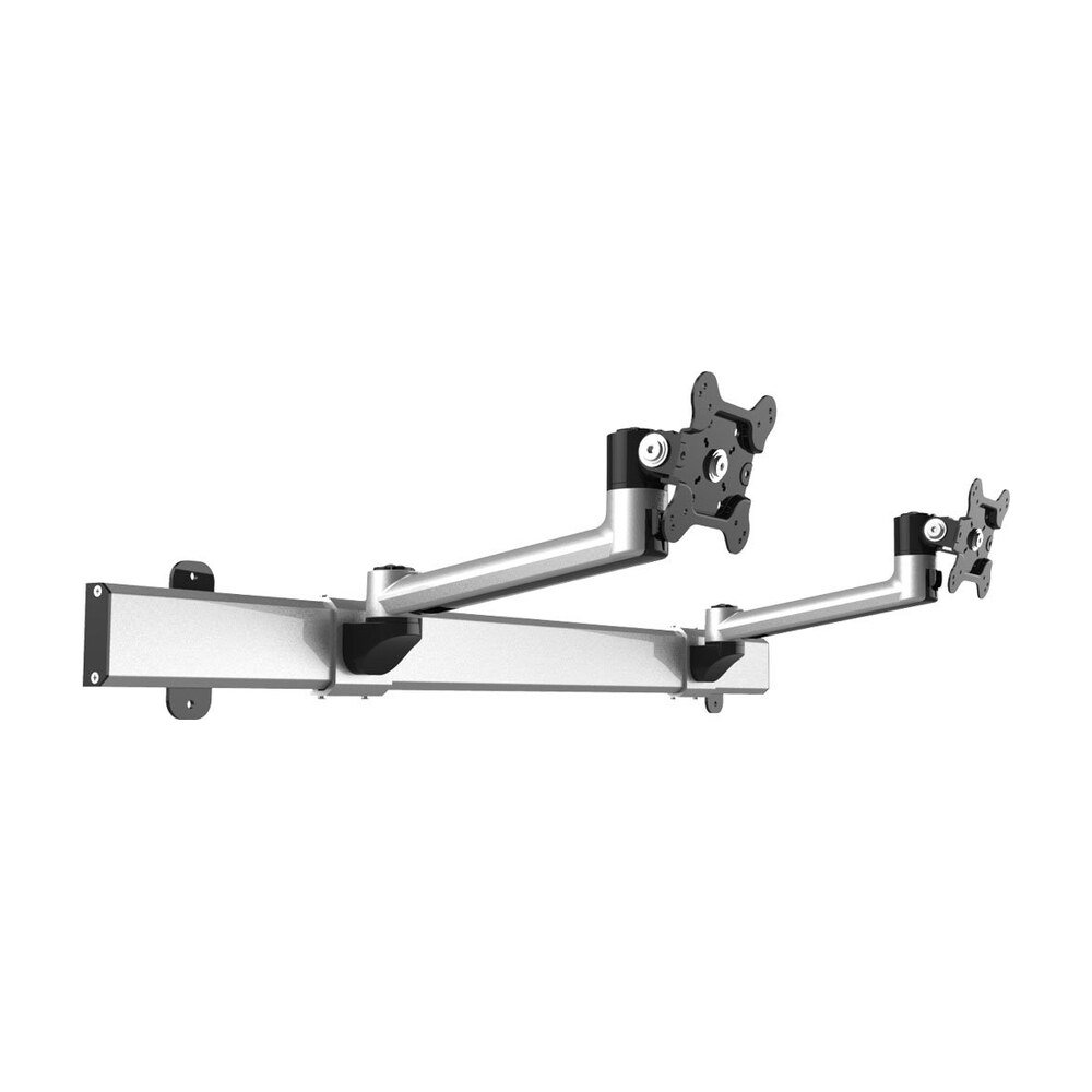 Dual VESA Wall Mount Quick Release Two Orientations w/ Single Arms - BL-W222