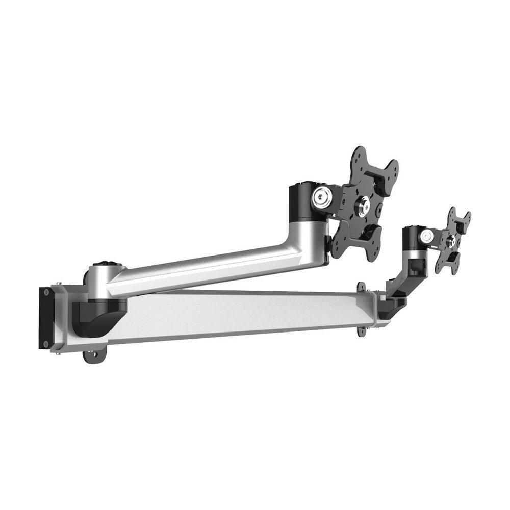 Dual VESA Wall Mount Quick Release Two Orientations w/ Single Arms - BL-W222