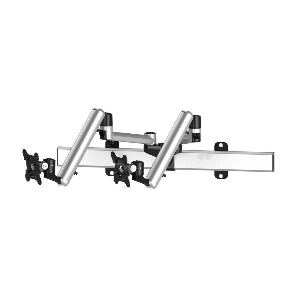 Dual Full Motion Wall Mount Quick Release w/ Simultaneous Slider - BL-W227