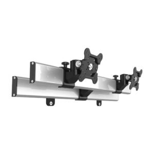 Dual VESA Wall Mount Side by Side Quick Release Two Orientations