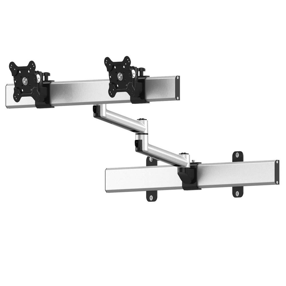 Dual VESA Wall Mount Side by Side Quick Release w/ Dual Arm - BL-W235