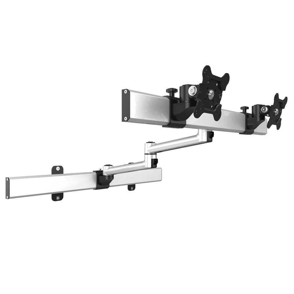 Dual VESA Wall Mount Side by Side Quick Release w/ Dual Arm - BL-W235