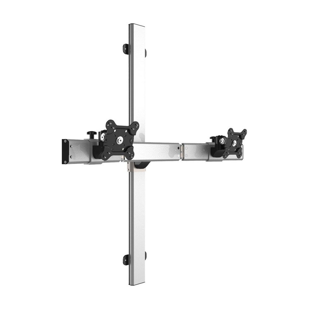 Dual VESA Wall Mount Oval or Straight w/ Two-Orientation Wall Bar - BL-W238