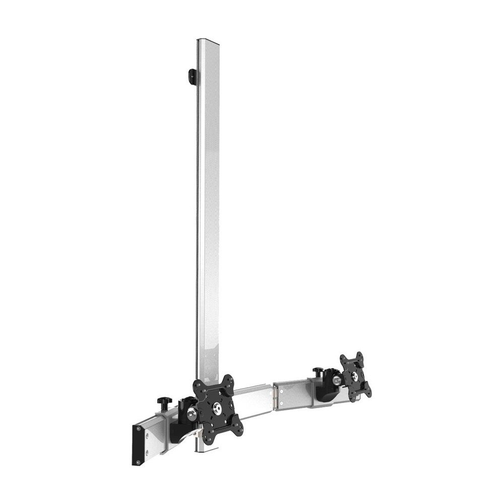 Dual VESA Wall Mount Oval or Straight w/ Two-Orientation Wall Bar - BL-W238