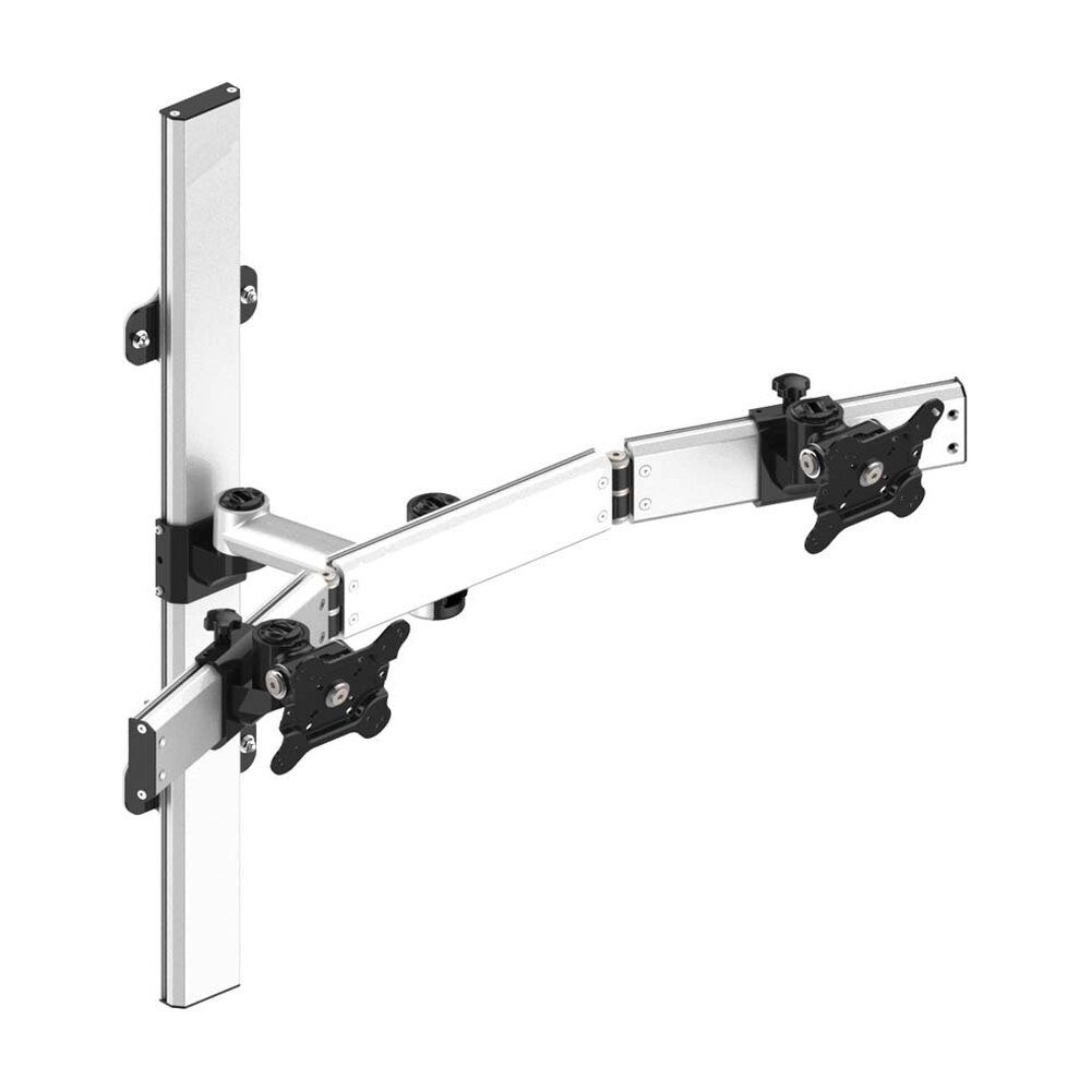 Dual VESA Wall Mount Oval or Straight w/ Quick Release & Single Arm - BL-W239
