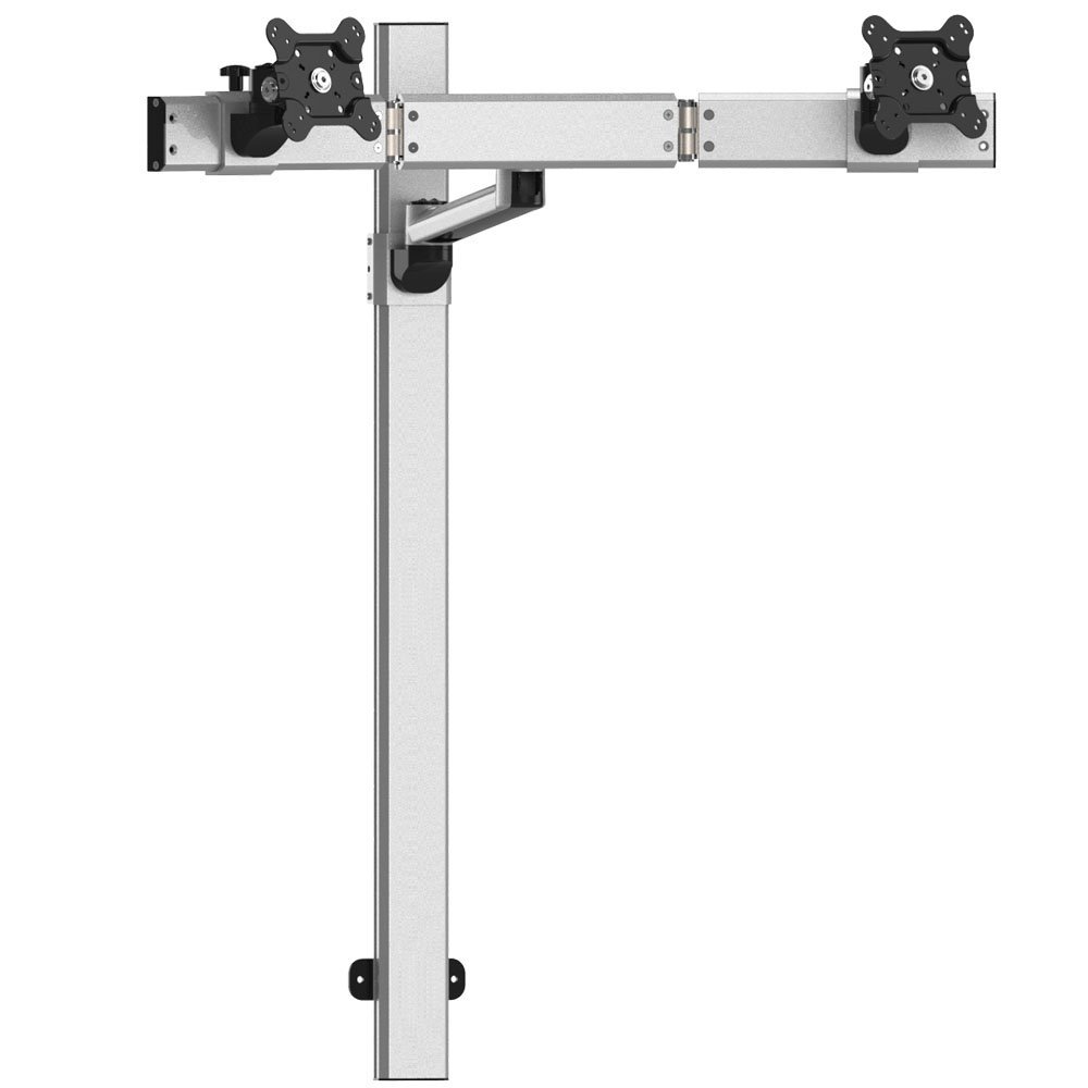 Dual VESA Wall Mount Oval or Straight w/ Quick Release & Single Arm - BL-W239
