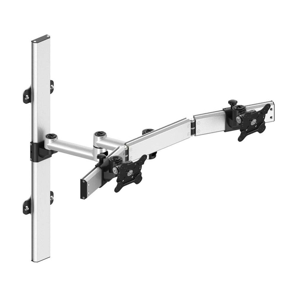 Dual VESA Wall Mount Oval or Straight Quick Release w/ Dual Arms - BL-W240