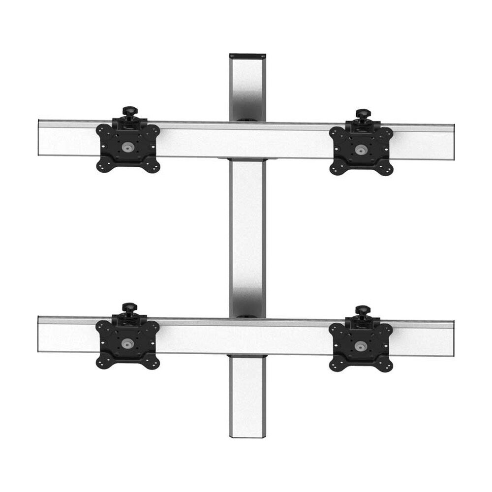 VESA Wall Mount for 4 Monitors 2x2 Low Profile w/ Quick Release - BL-W259