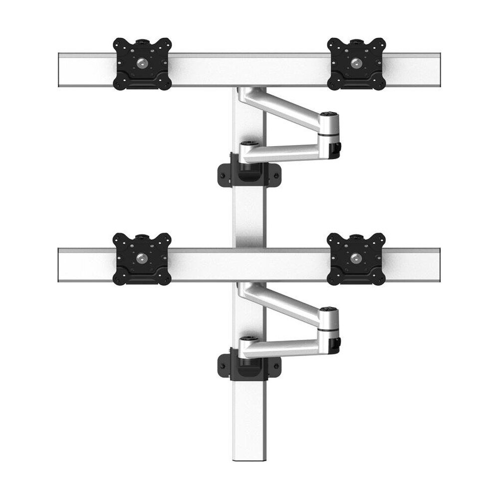 VESA Wall Mount for 4 Monitors 2x2 w/ Quick Release - BL-W261