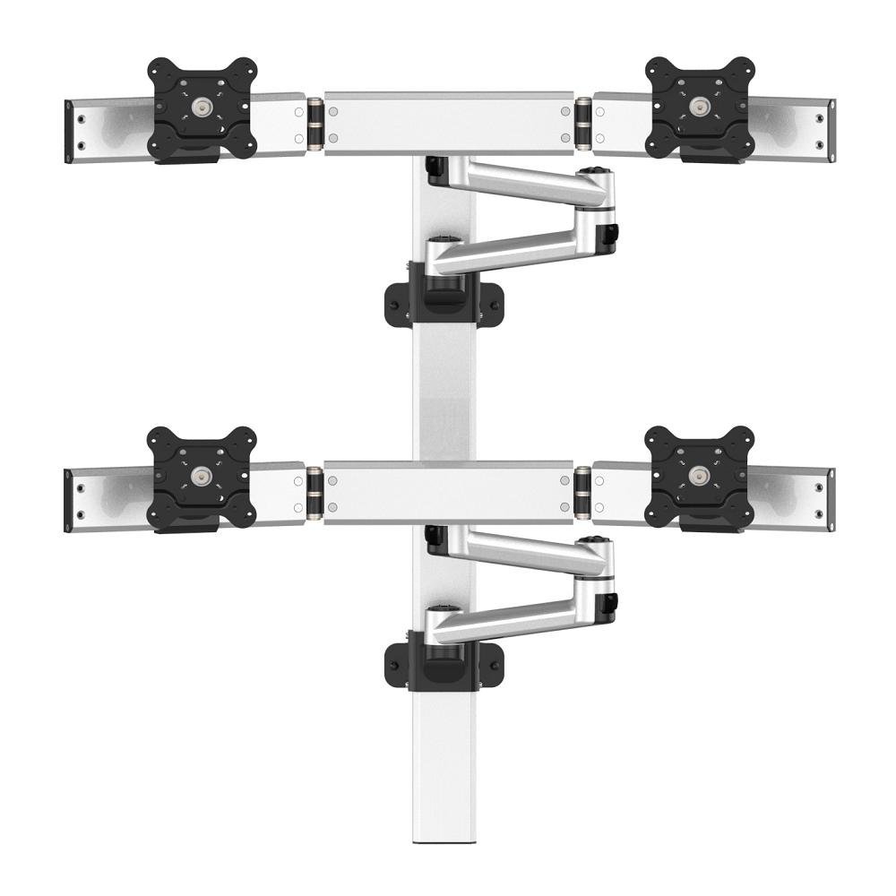 VESA Wall Mount for 4 Monitors Quick Release Oval or Straight - BL-W269