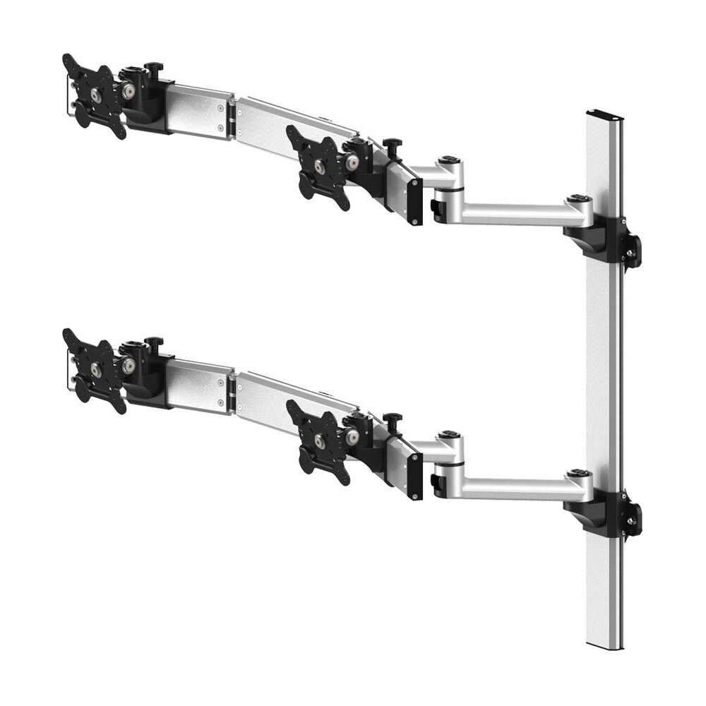VESA Wall Mount for 4 Monitors Quick Release Oval or Straight - BL-W269