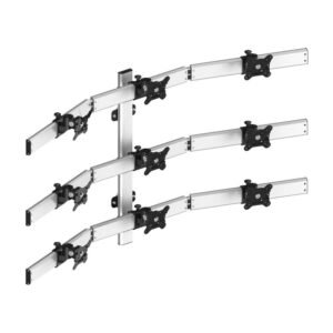 9 Monitor Mount for Wall 3X3 Low Profile w/ Quick Release