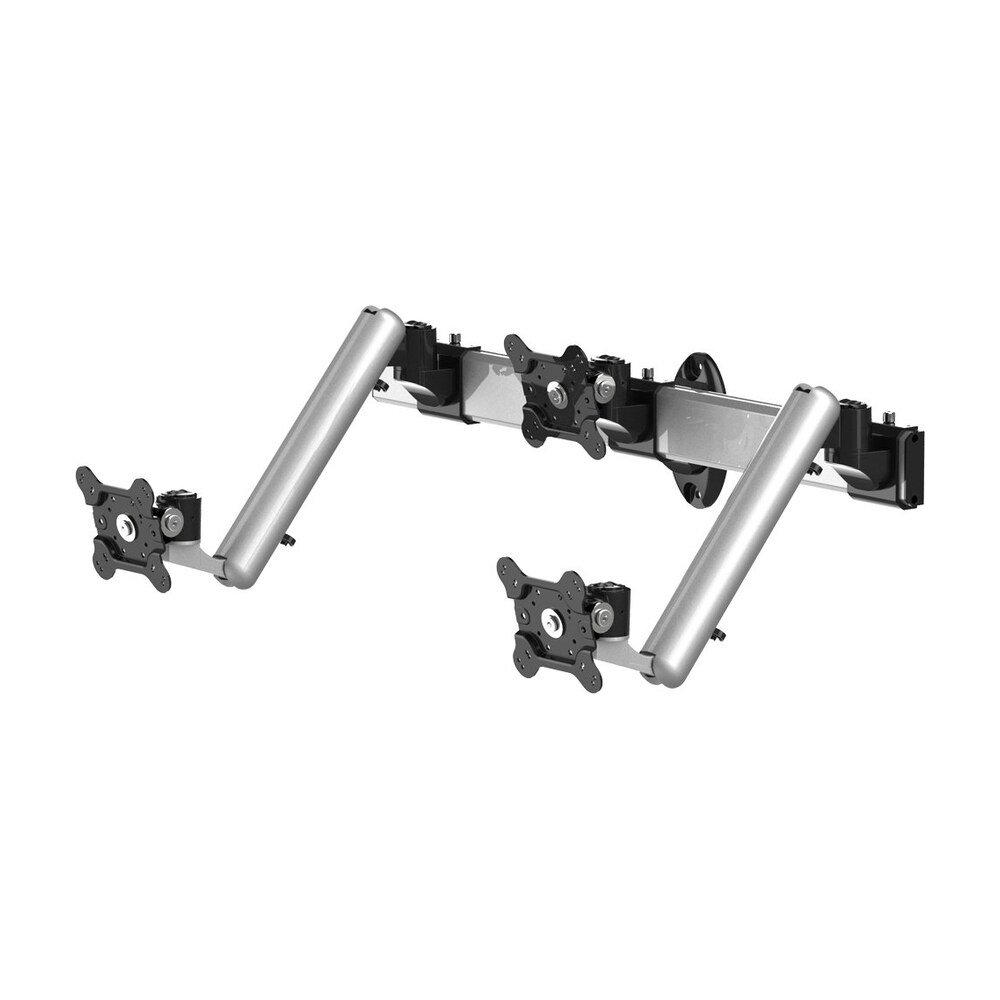 3 Monitor Wall Mount Low Profile w/ Spring Arm Quick Release - BL-W280