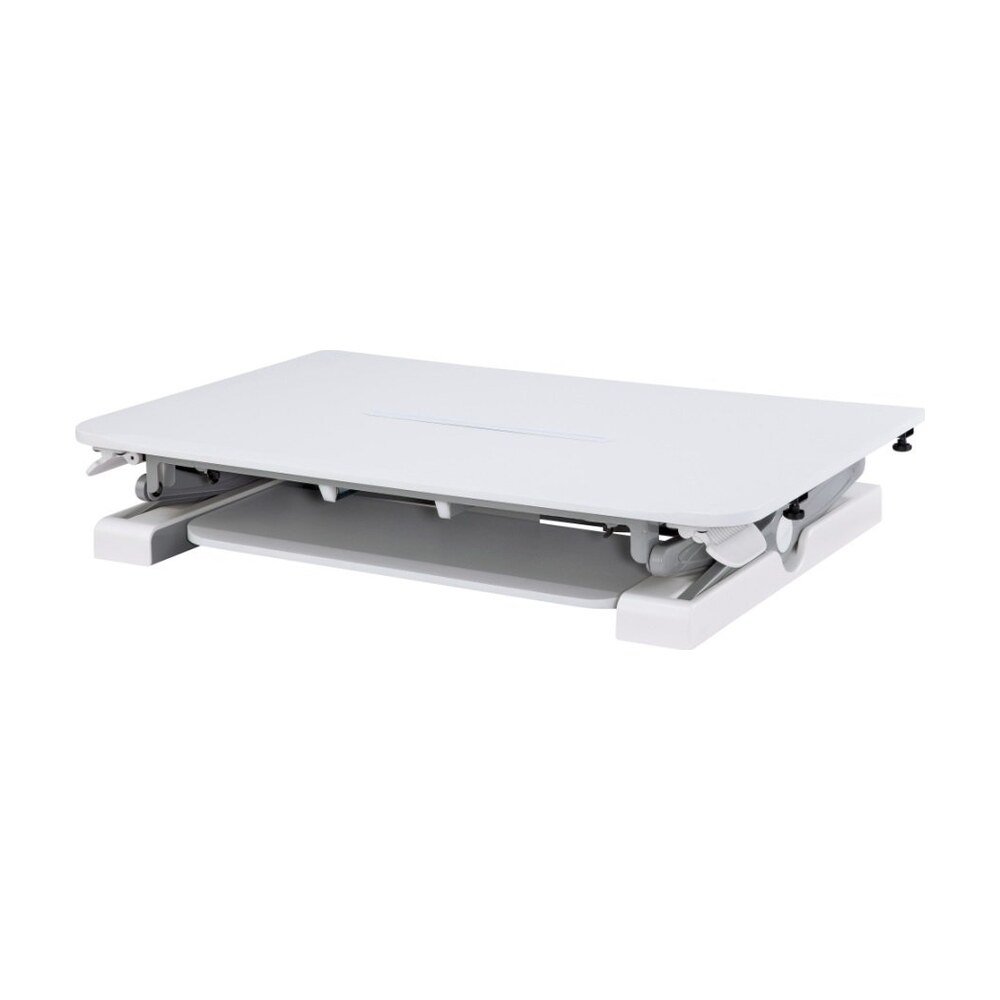 Sit-Stand Desk Converter - Dynamically Height Adjustable White - CT-50W