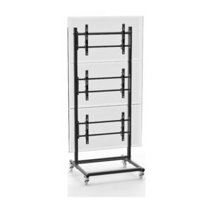 46 to 60" 1X3 Video Wall Mount w/ Wheels - Expandable
