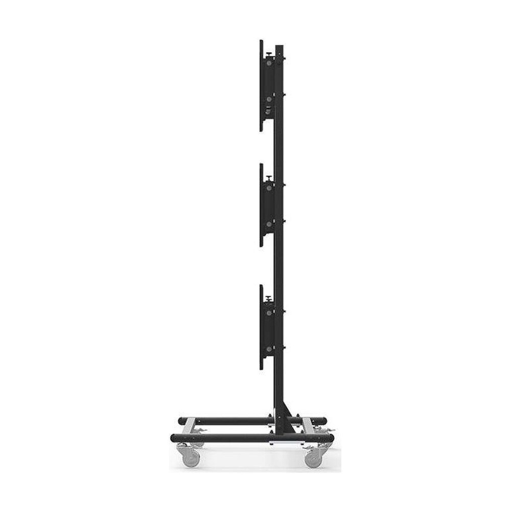 46 to 60" 1X3 Video Wall Mount w/ Wheels - Expandable - 1X3-4660
