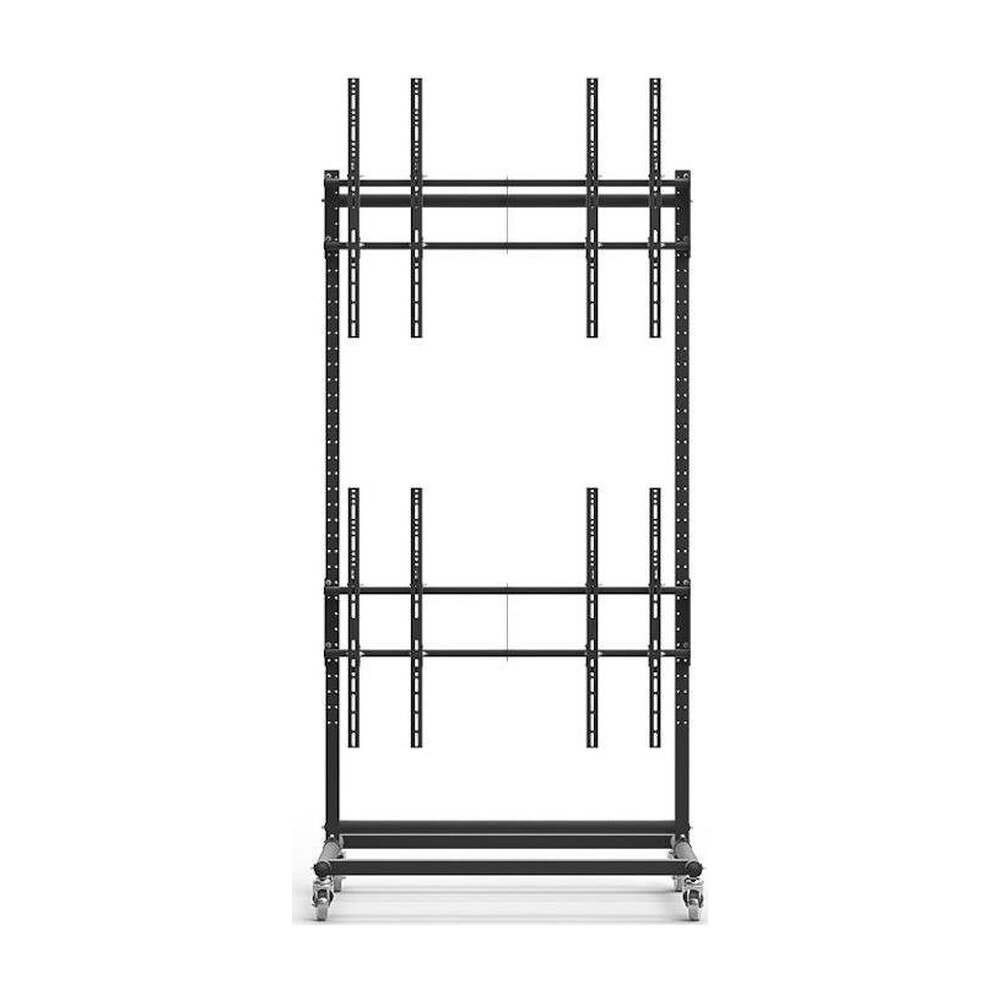 46 to 60" 2X2 Video Wall Mount w/ Wheels - Portrait - 2X2P-4660