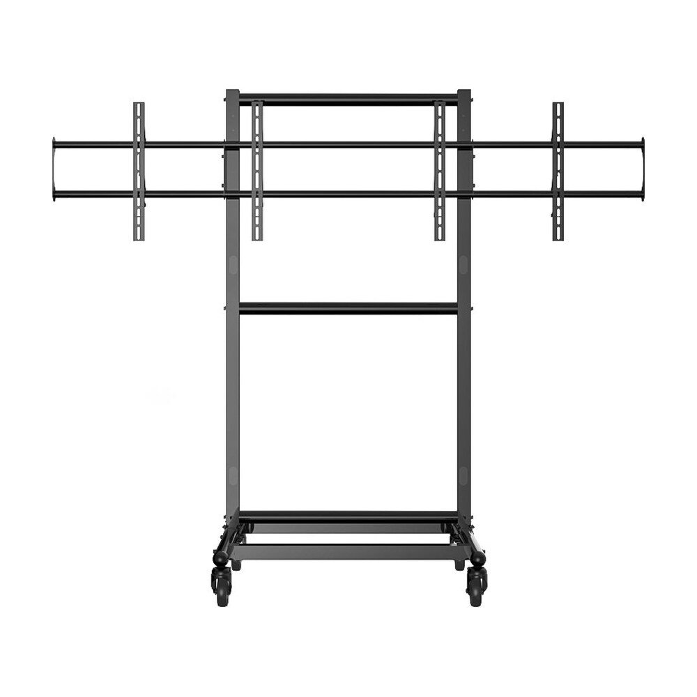 32 to 46" Dual TV Cart - Adjustable, Mobile & Ergonomic - CT-OS37