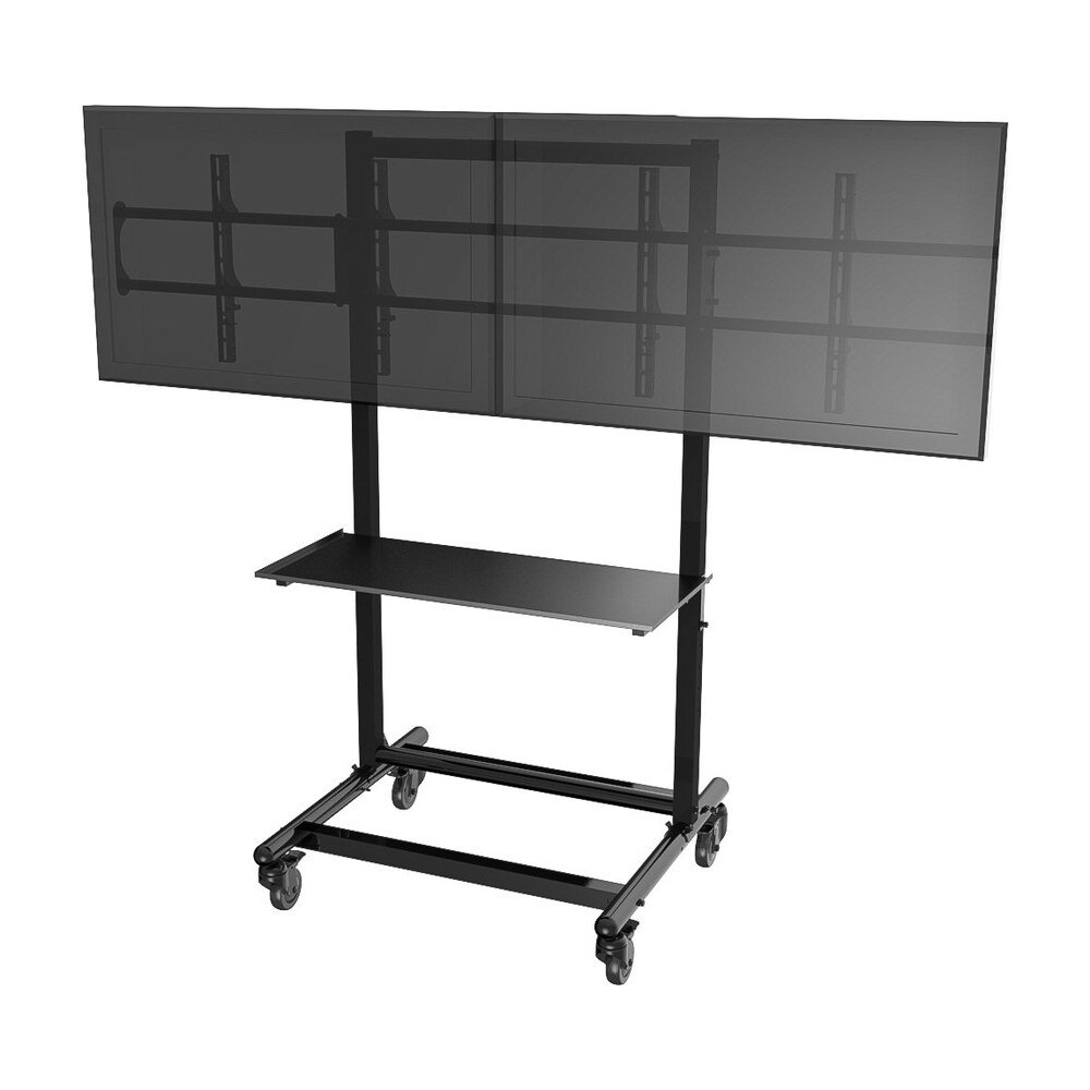 32 to 46" Dual TV Cart - Adjustable, Mobile & Ergonomic - CT-OS37