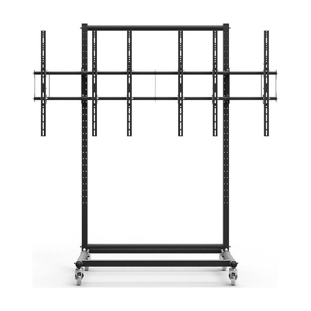 46 to 55" 3X1 Video Wall Mount w/ Wheels - Micro Adjustable - 3X1P-4655