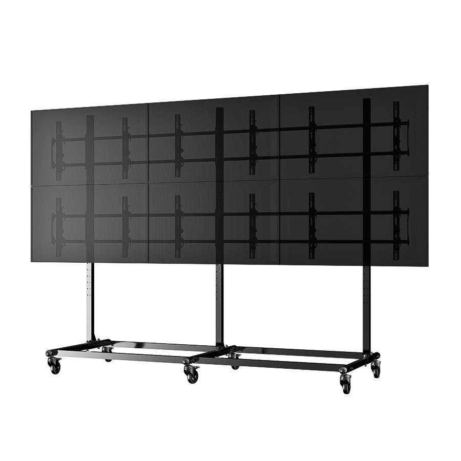 55" 3X2 Video Wall Mount w/ Wheels - Micro Adjustable - CT-OS3X2-55