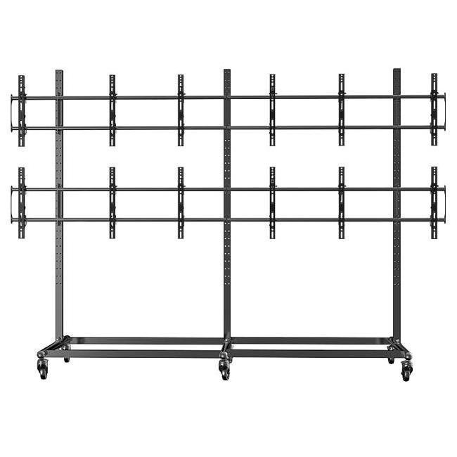 55" 3X2 Video Wall Mount w/ Wheels - Micro Adjustable - CT-OS3X2-55