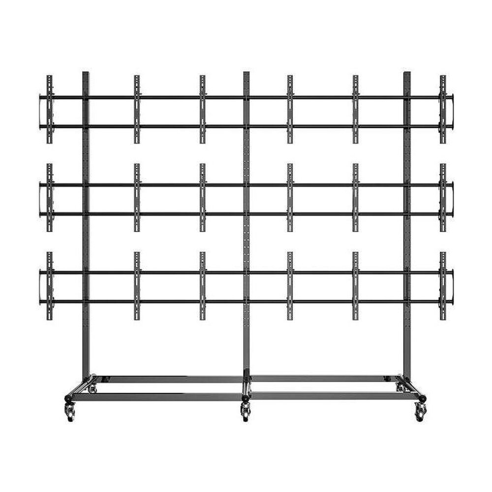 46" 3X3 Video Wall Mount w/ Wheels - Micro Adjustable - CT-OS3X3-46
