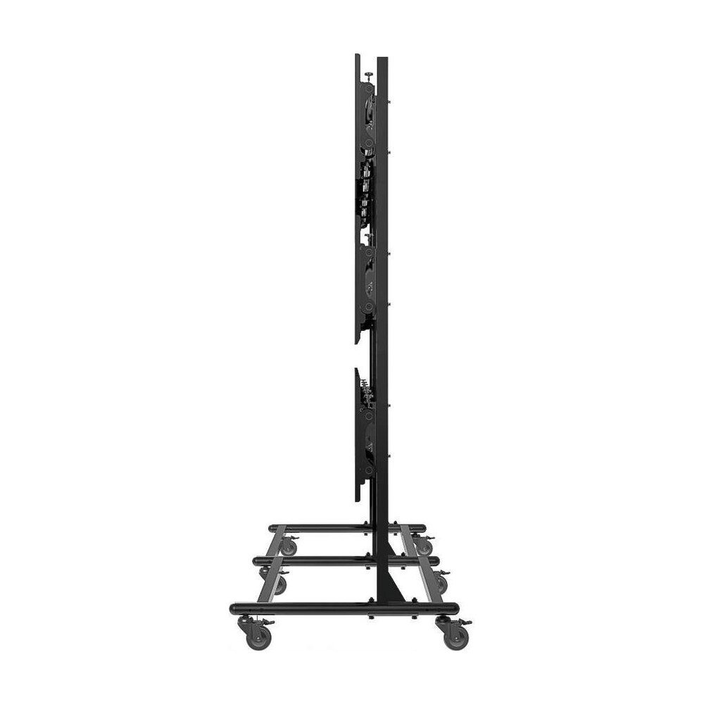 55" 3X3 Video Wall Mount w/ Wheels - Micro Adjustable - CT-OS3X3-55