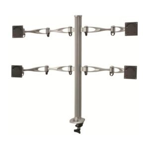 Quad Monitor Stand 2X2 w/ Full Swing Arms