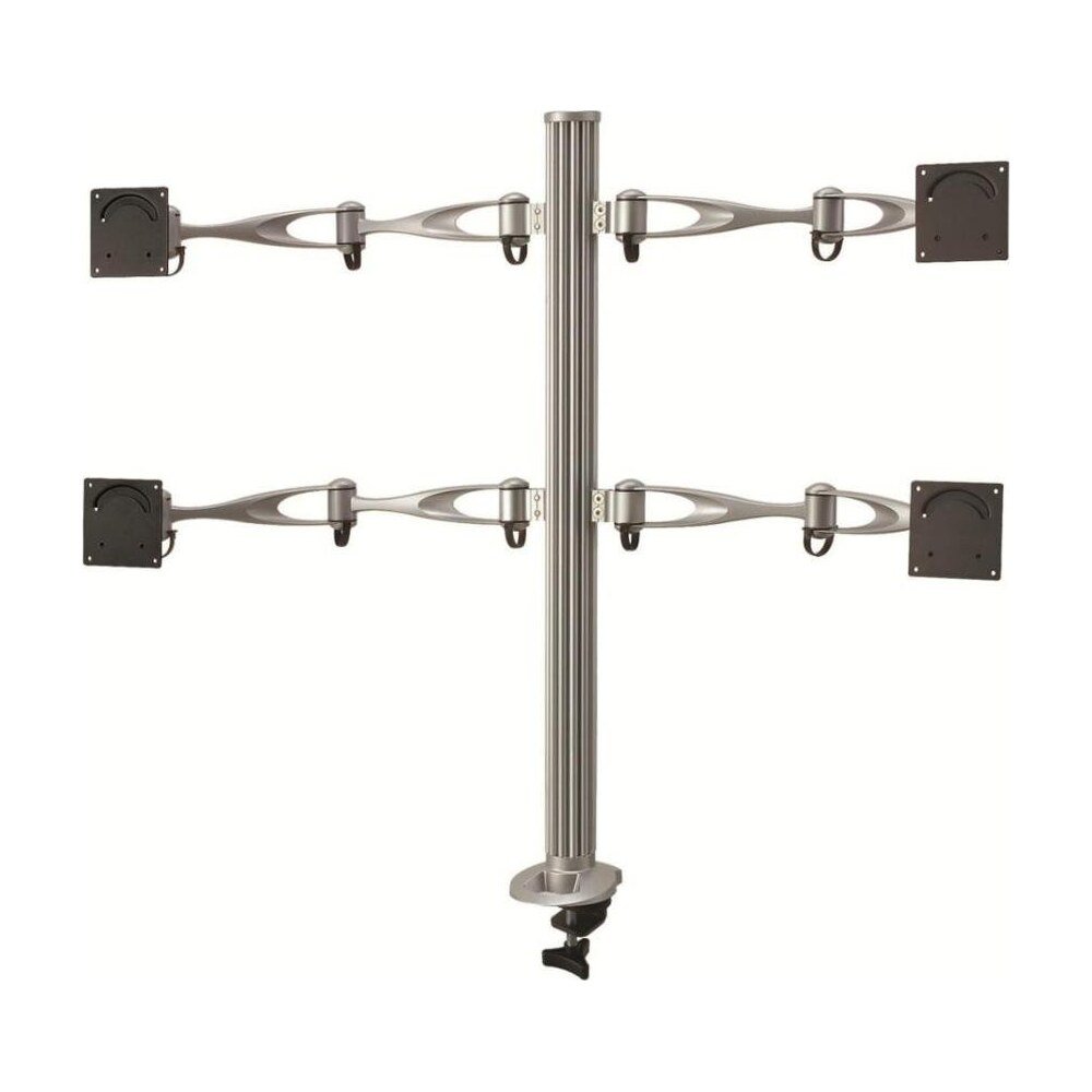 Quad Monitor Stand 2X2 w/ Full Swing Arms - DM-41A2