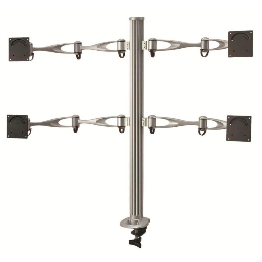 Quad Monitor Stand 2X2 w/ Full Swing Arms - DM-41A2