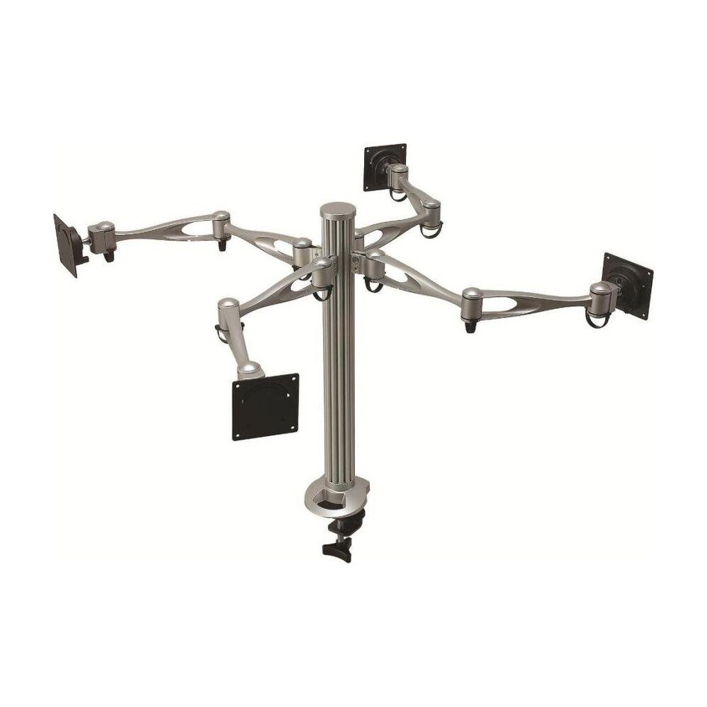 Quad Monitor Stand w/ Full Swing Arms DM-41A3