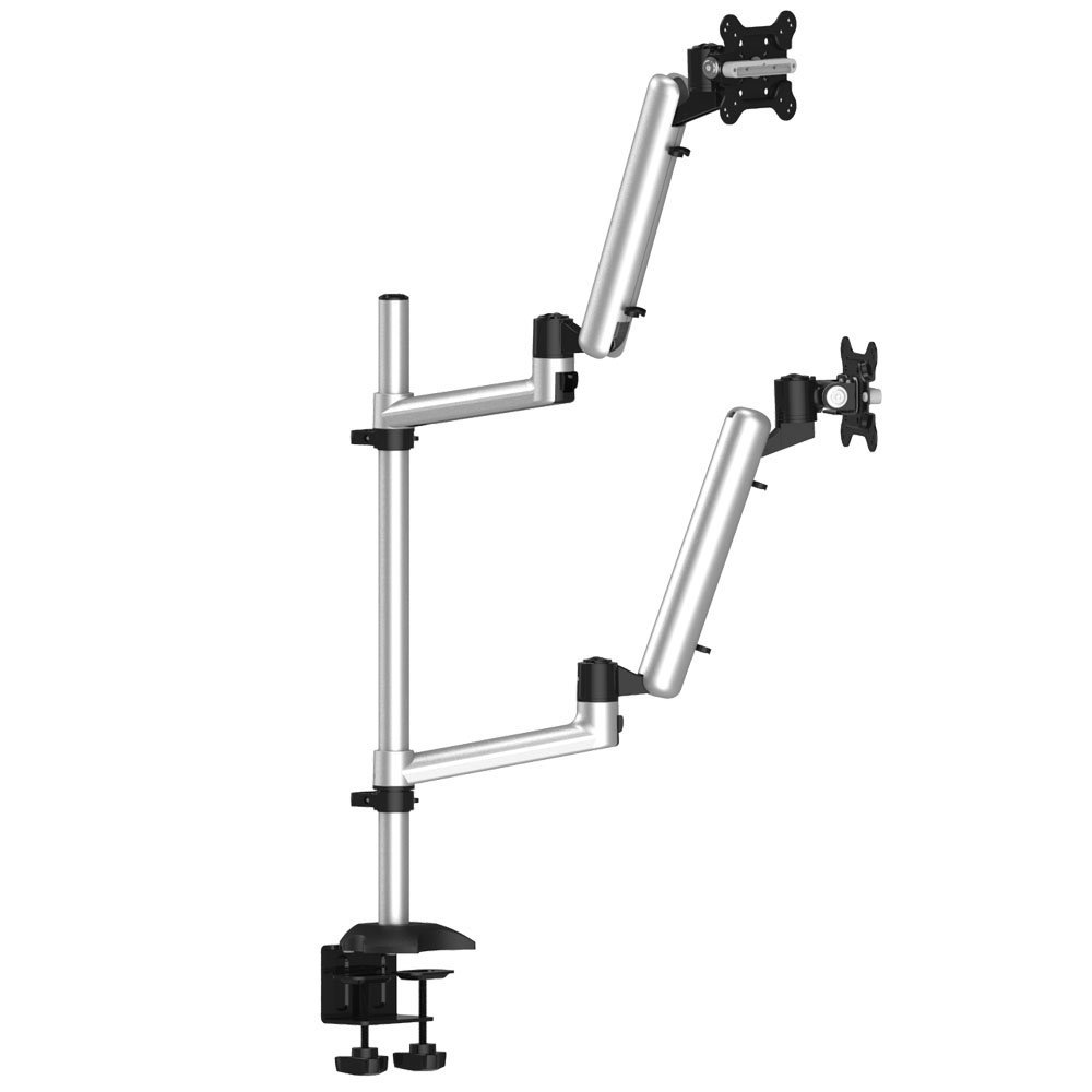 Dual Monitor Desk Mount for Apple Top Down or Side by Side - BL-AP22