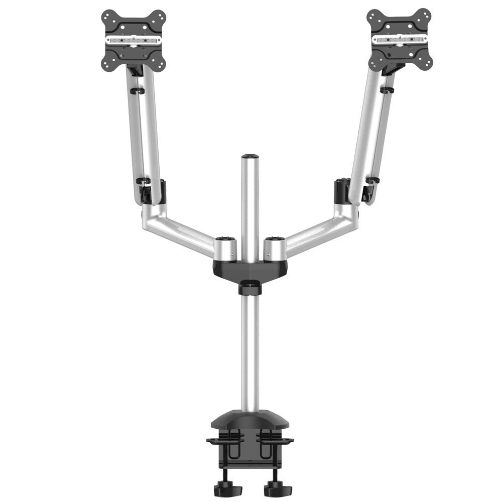 Dual Monitor Desk Mount for Apple w/ Full Motion & Quick Release - BL-AP23