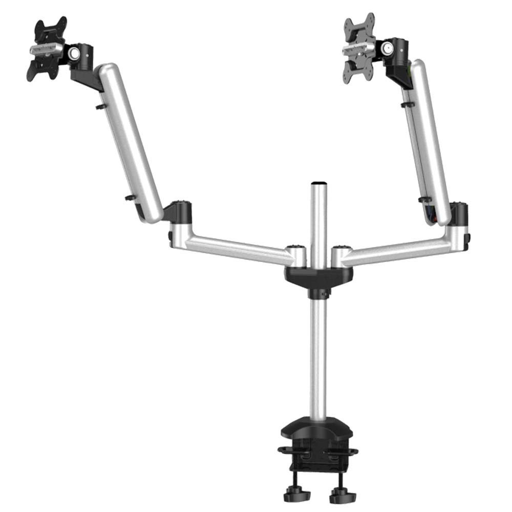 Dual Monitor Desk Mount for Apple w/ Full Motion & Quick Release - BL-AP23
