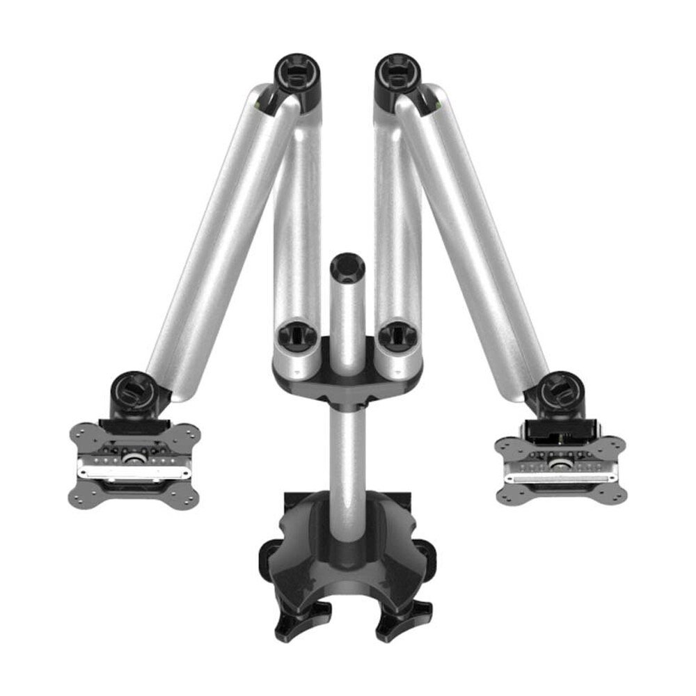 Dual Monitor Desk Mount for Apple w/ Full Motion & Quick Release - BL-AP23