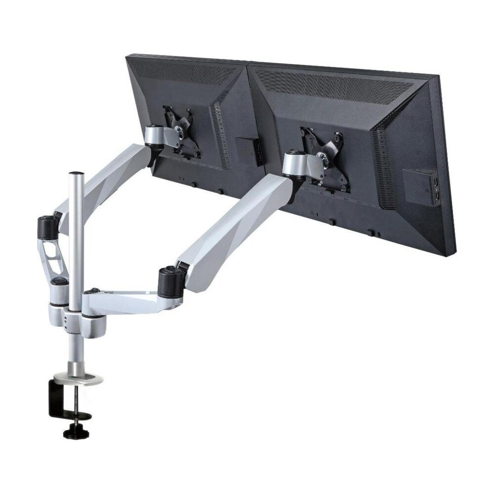 Dual Monitor Stand w/ Spring Arm & Quick Connect - DM-CDSA5-C