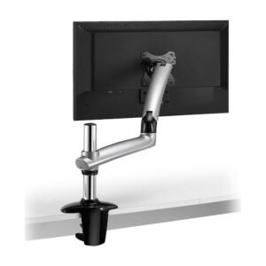 Monitor Stand - Expandable w/ Spring Arm Silver