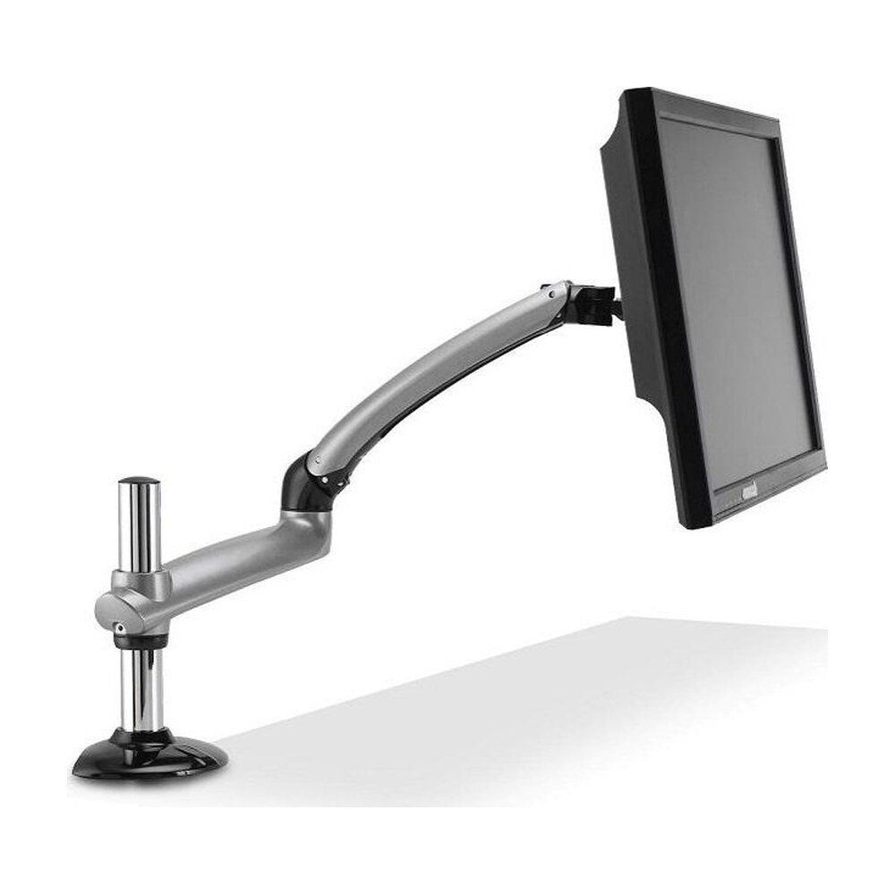 Monitor Stand - Expandable w/ Spring Arm Silver - DM-GS11