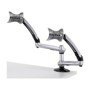 Dual Monitor Desk Mount for Apple w/ Spring Arm DM-GSDA