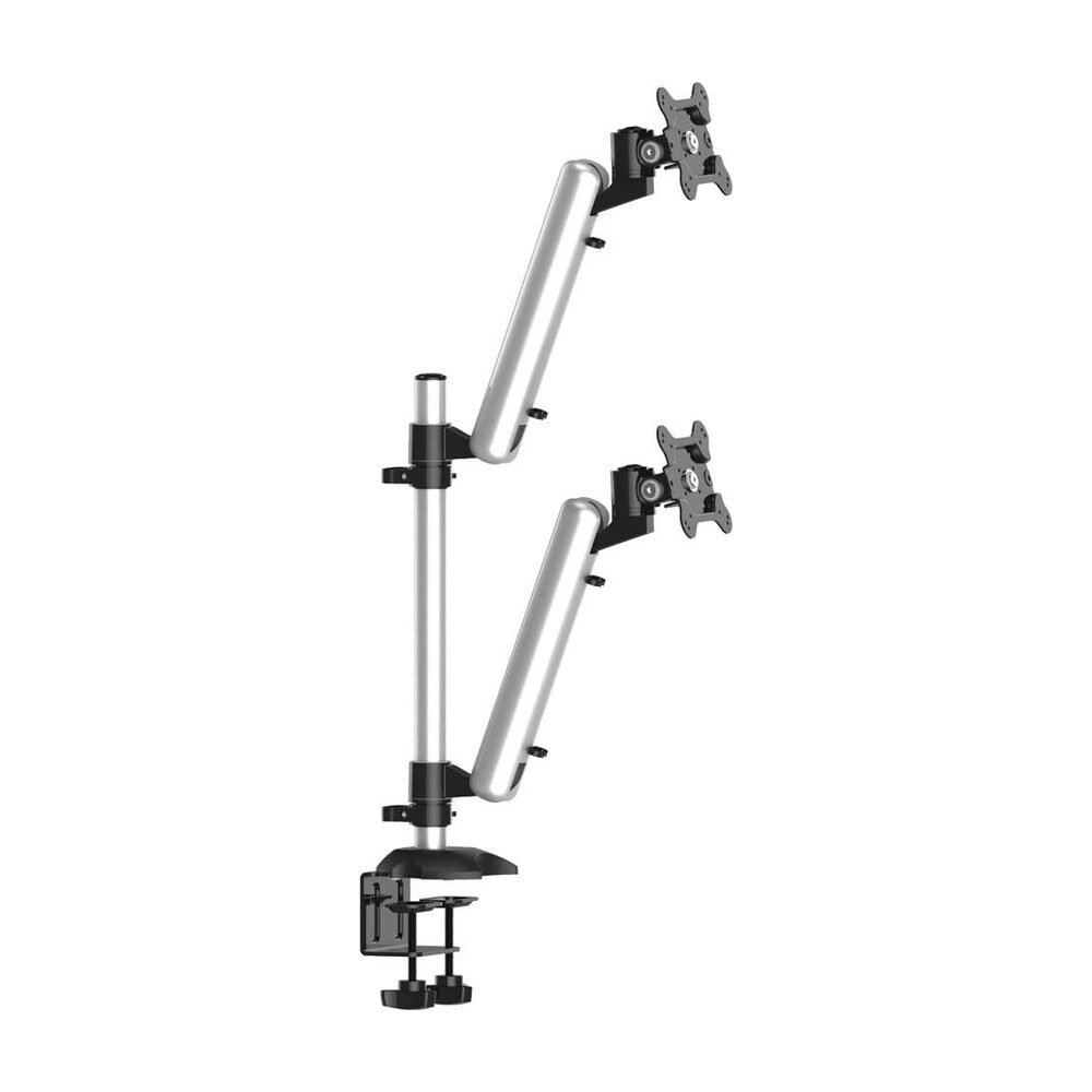 Dual Monitor Stand Top-Down w/ Quick Release & Spring Arms - BL-DM134